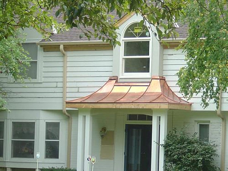 Copper Entry Roof