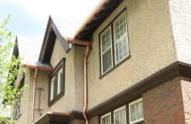 Copper Gutters and Downspouts Gallery